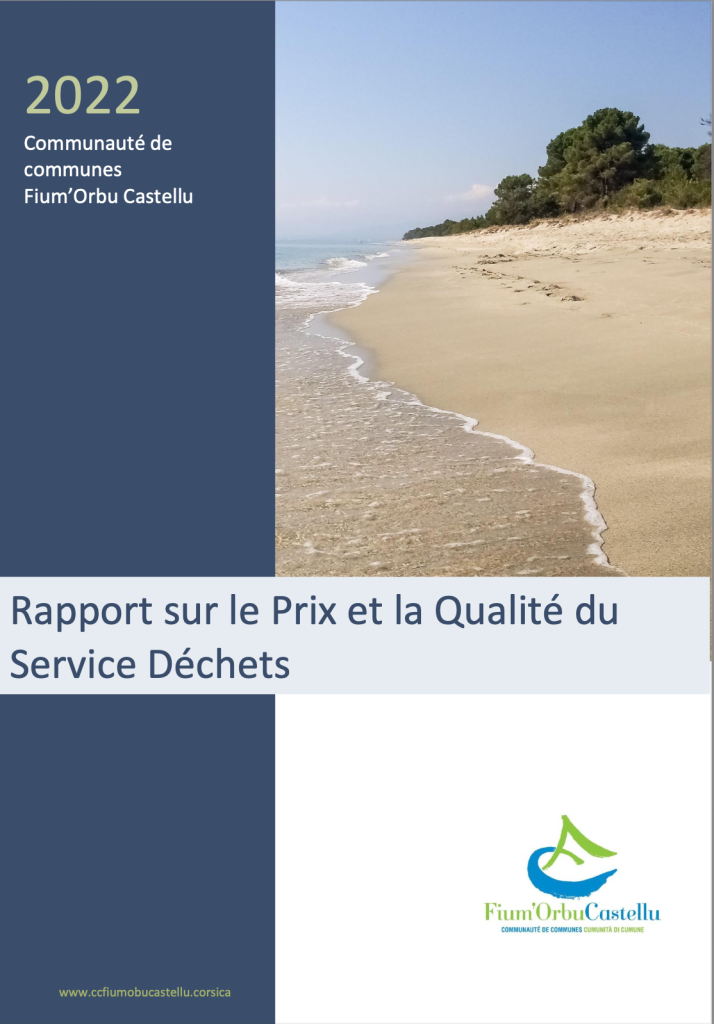 Rapport sur le Prix et la Qualité du Service Déchets 2022